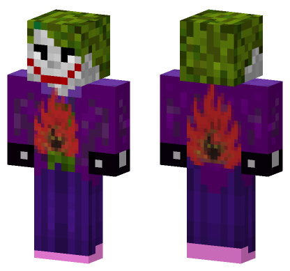 Spicygamerz7 Joker Skin Minecraft Bedrock skin
