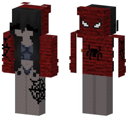 Spider Girl 6162294 Minecraft Bedrock skin