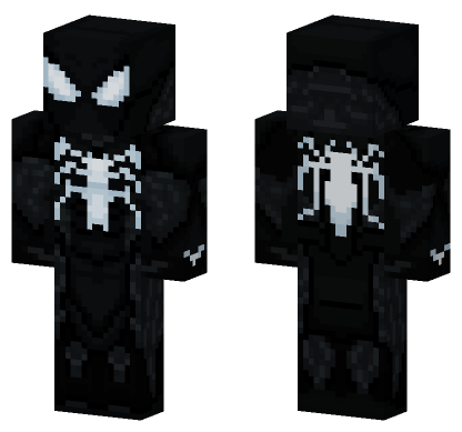 Spider-Man 2 Venomized Skin Minecraft Bedrock skin