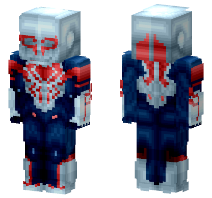 Spider-Man 2099 Marvel Comics Minecraft Bedrock skin