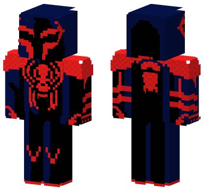 Spider-Man 2099 Miguel O Hara Minecraft Bedrock skin