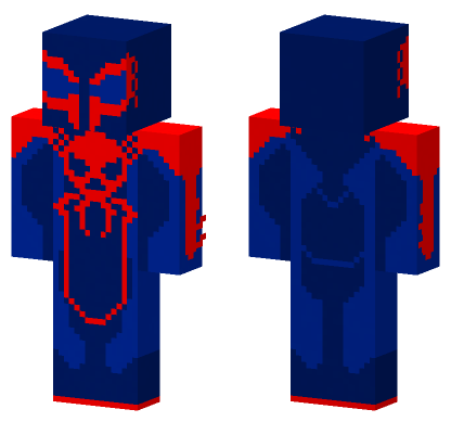 Spider-Man 2099 Skin Minecraft Bedrock skin