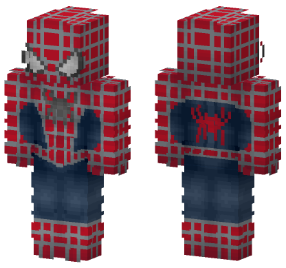 Spider Man 6577036 Minecraft Bedrock skin