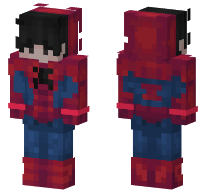 Spider-Man 8 Minecraft Bedrock skin