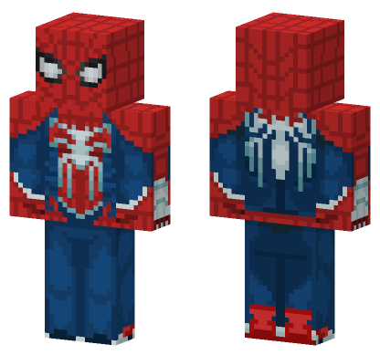 Spider-Man Advanced Suit Minecraft Bedrock skin