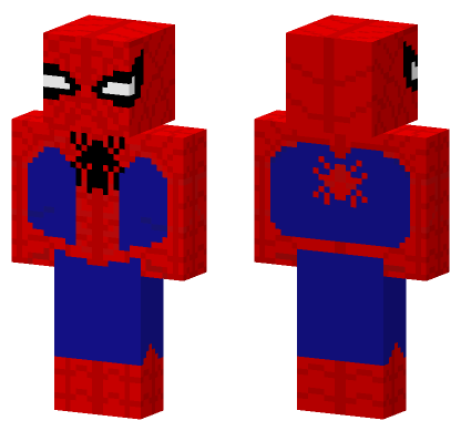 Spider-Man Arach City Minecraft Bedrock skin