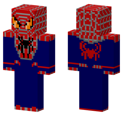Spider-Man Experimental Suit Minecraft Bedrock skin