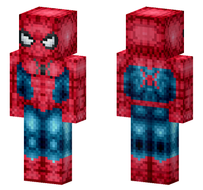 Spider-Man Final Swing Suit Minecraft Bedrock skin