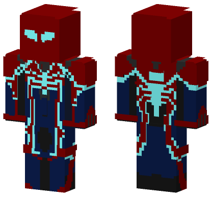 Spider-Man Knight Suit Minecraft Bedrock skin