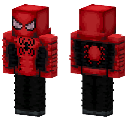 Spider-Man Last Stand Suit Minecraft Bedrock skin