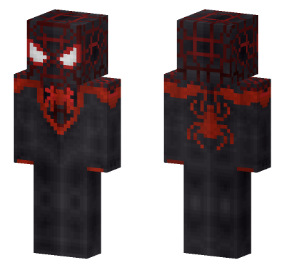 Spider-Man Miles Morales Skin Minecraft Bedrock skin