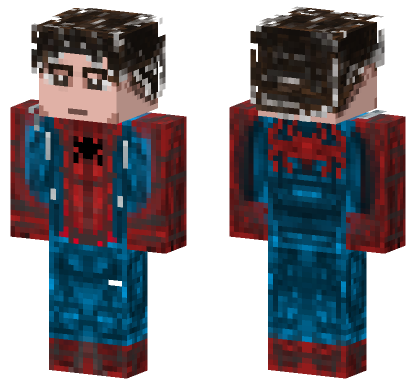 Spider-Man New Brand Day Unmasked Minecraft Bedrock skin