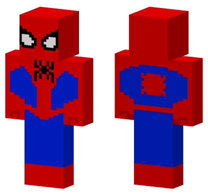 Spider-Man No Way Home Final Suit Minecraft Bedrock skin