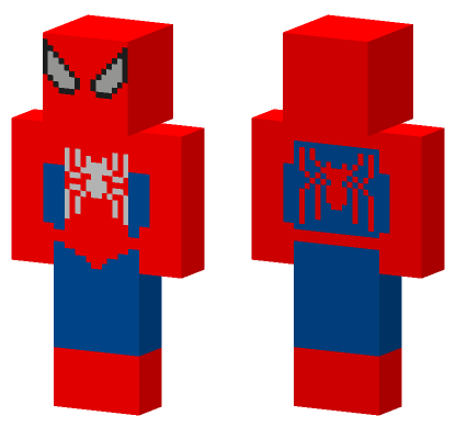 Spider-Man No Way Home Suit Minecraft Bedrock skin