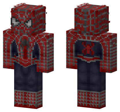 Spider-Man Raimiverse Suit Minecraft Bedrock skin