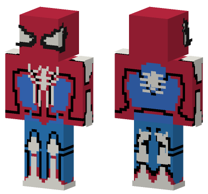 Spider-Man Sophisticate Suit HD Minecraft Bedrock skin