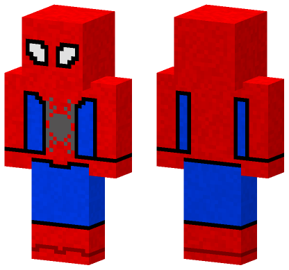 Spider Man Suit Minecraft Bedrock skin