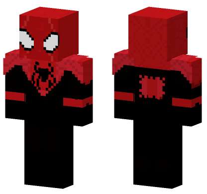Spider Man Suit Minecraft Bedrock skin
