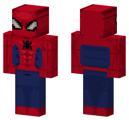 Spider-Man Suit Minecraft Bedrock skin