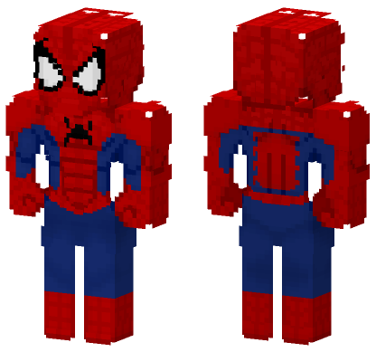 Spider-Man Suit Minecraft Bedrock skin