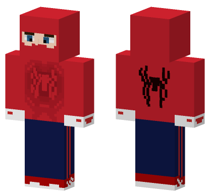 Spider-Man Suit Minecraft Bedrock skin