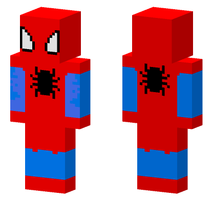 Spider Man Suit Minecraft Bedrock skin