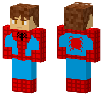 Spider-Man Suit Minecraft Bedrock skin