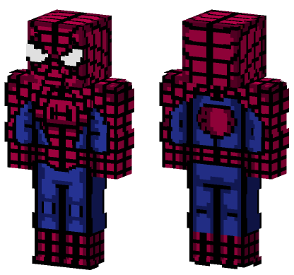 Spider-Man Tas 1994 Night Colors Minecraft Bedrock skin