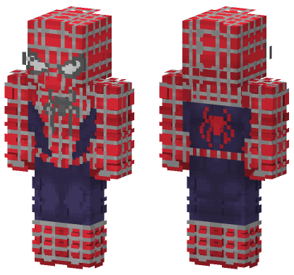Spider-Man Tobey Maguire Minecraft Bedrock skin