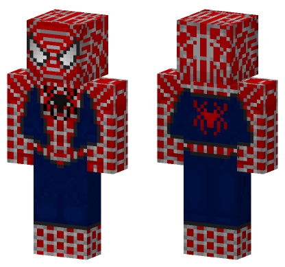Spider-Man Toby Maguire Suit Minecraft Bedrock skin