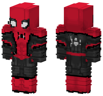 Spider-Man Tom Holland Far From Home Minecraft Bedrock skin