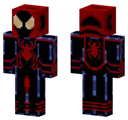Spider-Man Unlimited Skin Minecraft Bedrock skin