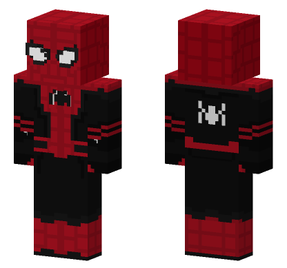 Spider-Man Upgraded Suit Minecraft Bedrock skin