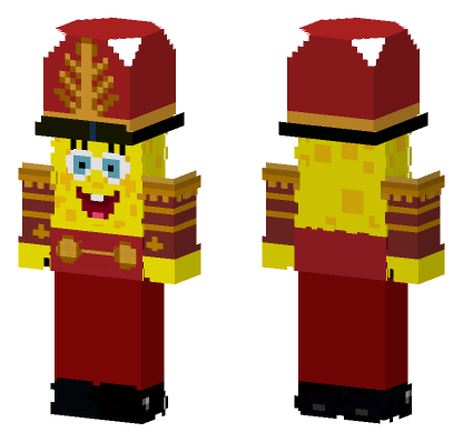 Spongebob Band Geeks Minecraft Bedrock skin