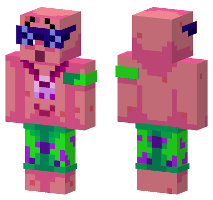 Spongebob Skin 10 Minecraft Bedrock skin