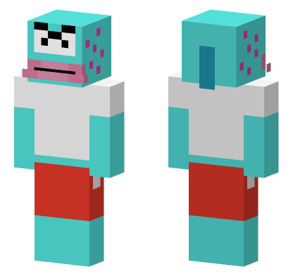 Spongebob Skin 8 Minecraft Bedrock skin