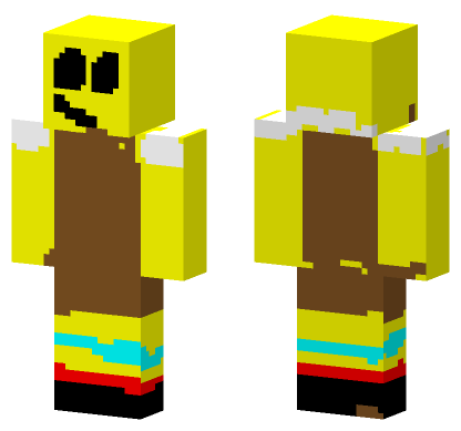 Spongebob Squarepants Minecraft Bedrock skin