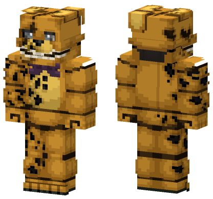 Spring Bonnie 1981 1993 Minecraft Bedrock skin
