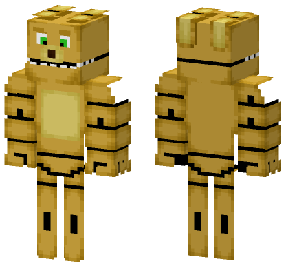 Spring Bonnie Skin Minecraft Bedrock skin