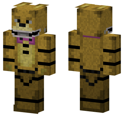 Spring Bonnie Spring Lock Suit Minecraft Bedrock skin