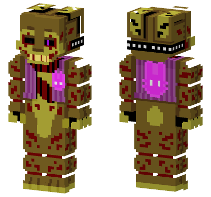 Springtrap 2 Minecraft Bedrock skin