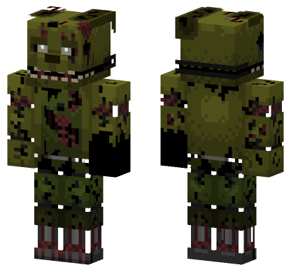 Springtrap 6499280 Minecraft Bedrock skin