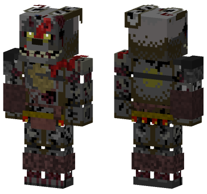 Springtrap God Of War Minecraft Bedrock skin