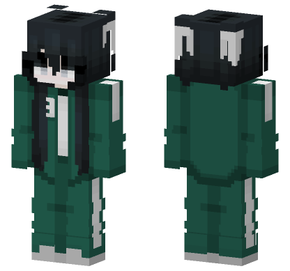 Squid Game Girl Version Minecraft Bedrock skin