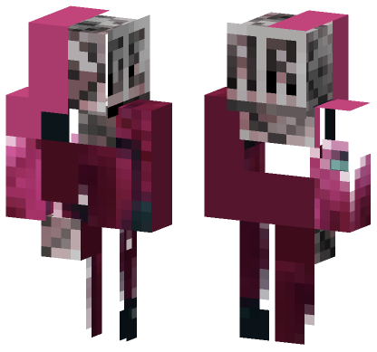 Squid Game Guard Minecraft Bedrock skin