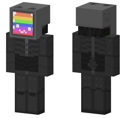 Squigg Robot Minecraft Bedrock skin