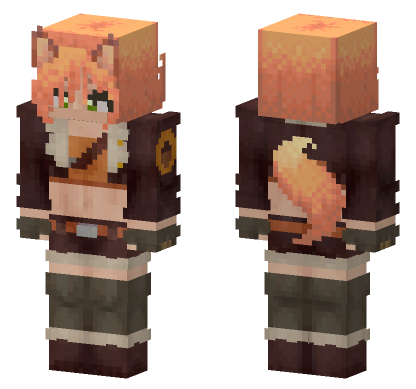 Squirrel Girl Doreen Green Minecraft Bedrock skin
