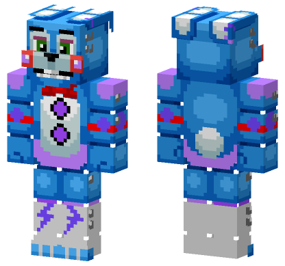 Star Toy Bonnie Minecraft Bedrock skin