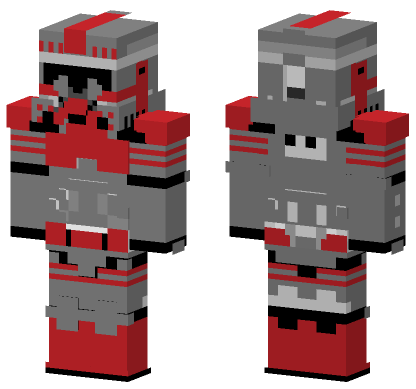 Star Wars Clone Corusant Guard Minecraft Bedrock skin