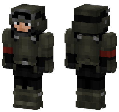 Star Wars Imperial Soldier V3 Minecraft Bedrock skin